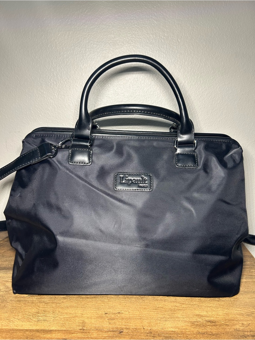 Lipault Paris Black Travel Tote Bag - Sleek Carryall for Women